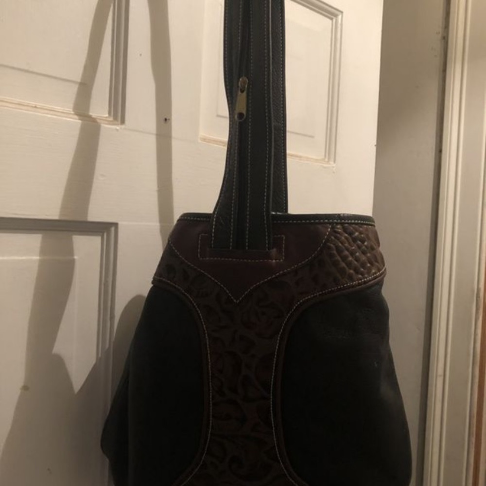 Ladies leather small back pack